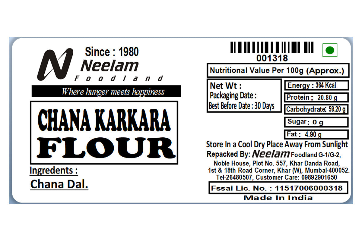 Chana Karkara Atta 500 Gm