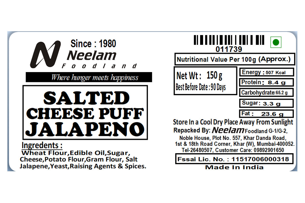 Cheese Puff Jalapeno 150 Gm