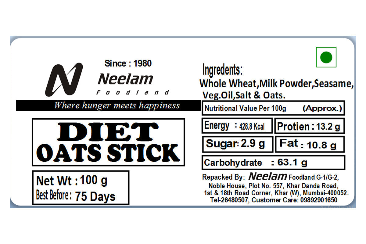 Oats Stick 100 Gm