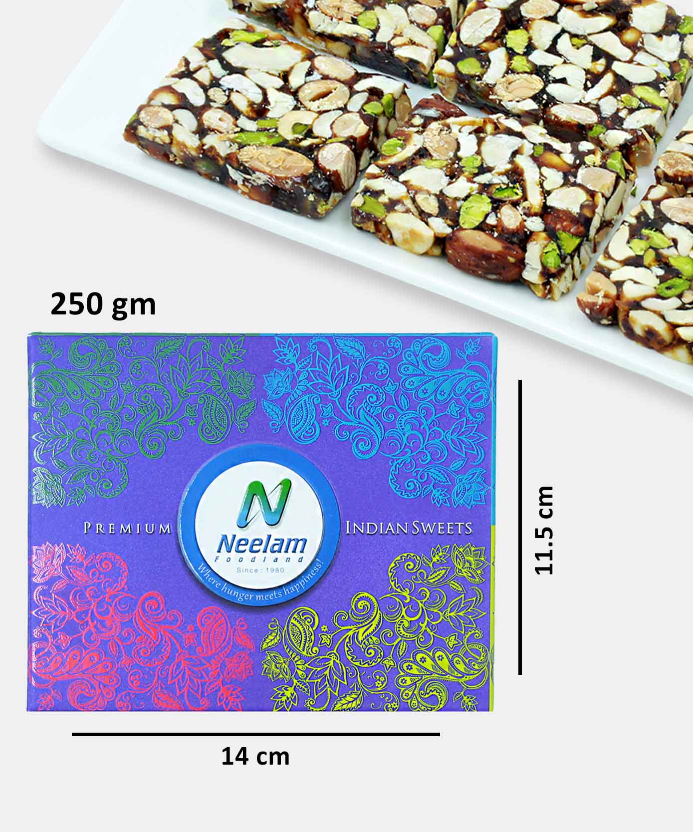 Khajur Bite No Sugar Sweets 250 Gm