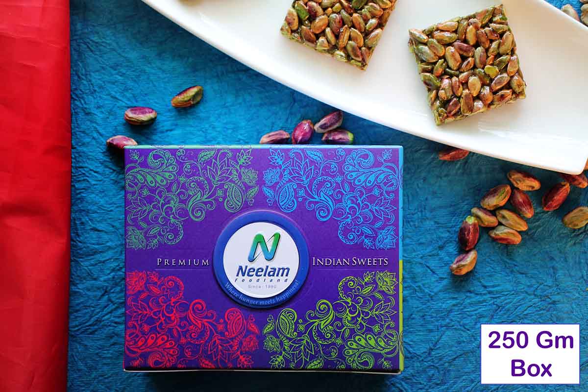 Stevia Pista Chikki Sweets 250 Gm