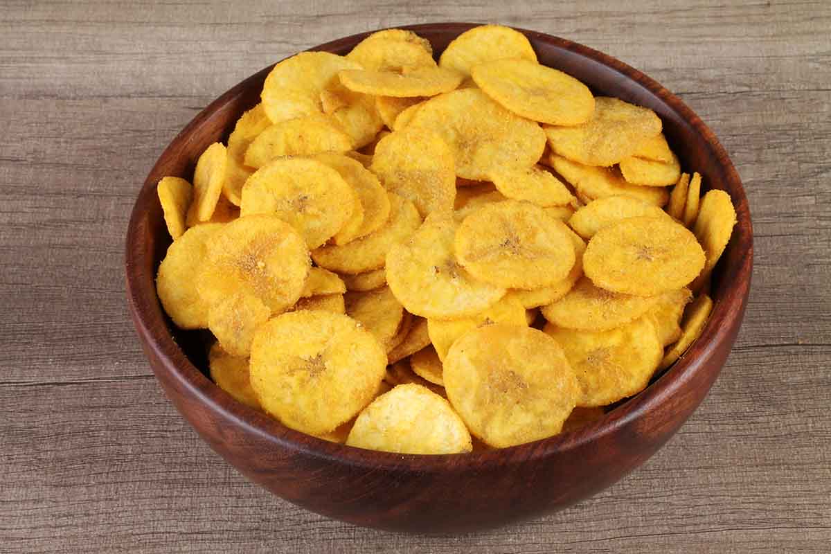 Extra Thin Banana Chips Noodle Masala 200 Gm