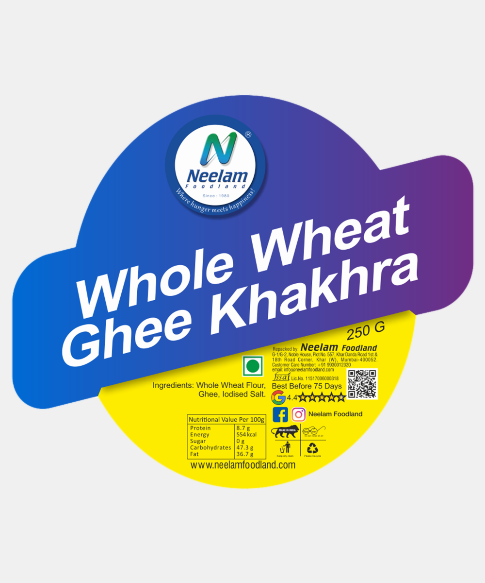 Whole Wheat Ghee Khakhra 250 Gm