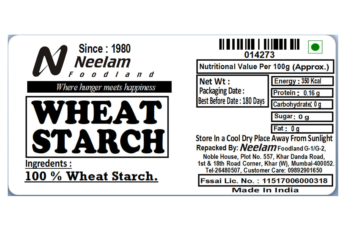 Wheat Starch Powder 500 Gm