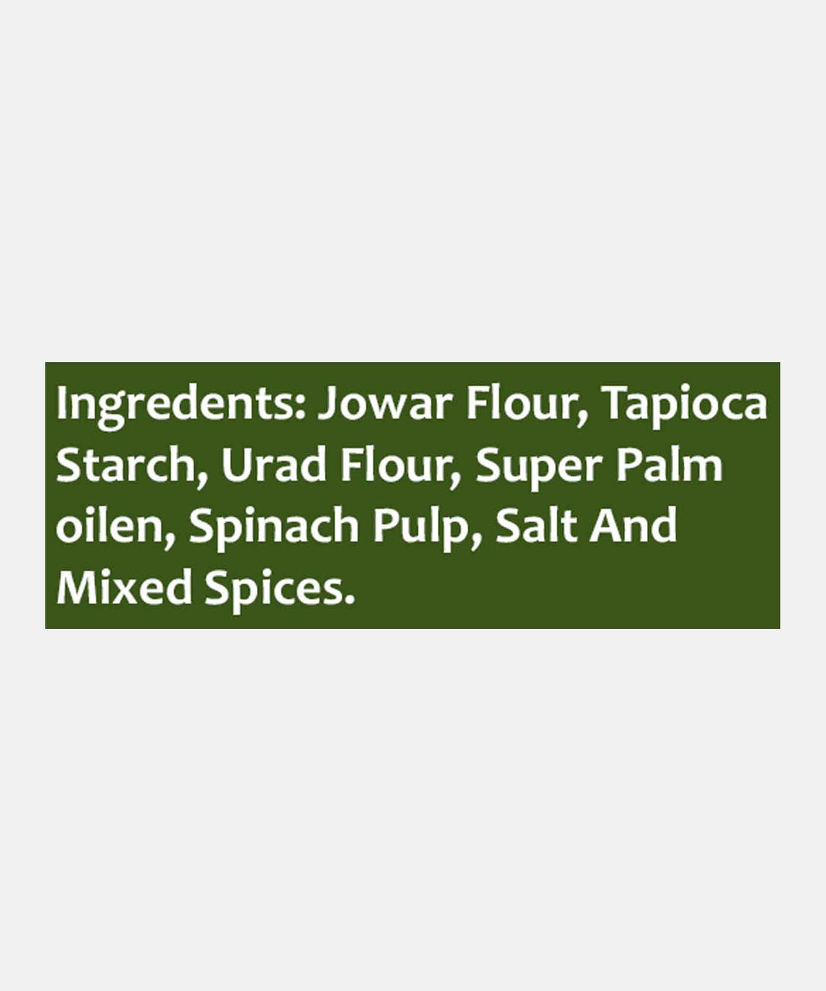 Gluten Free Kettle Cooked Spinach Chips 200 Gm
