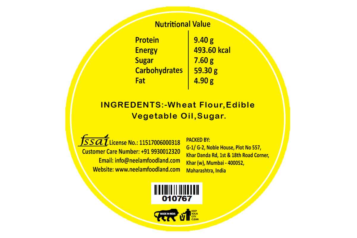 ROASTED LOLA BITES SWEET BHAKHRI 200 GM