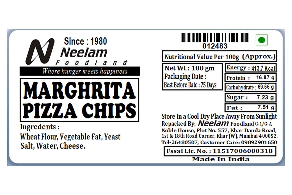 Margharita Pizza Crackers 100 Gm