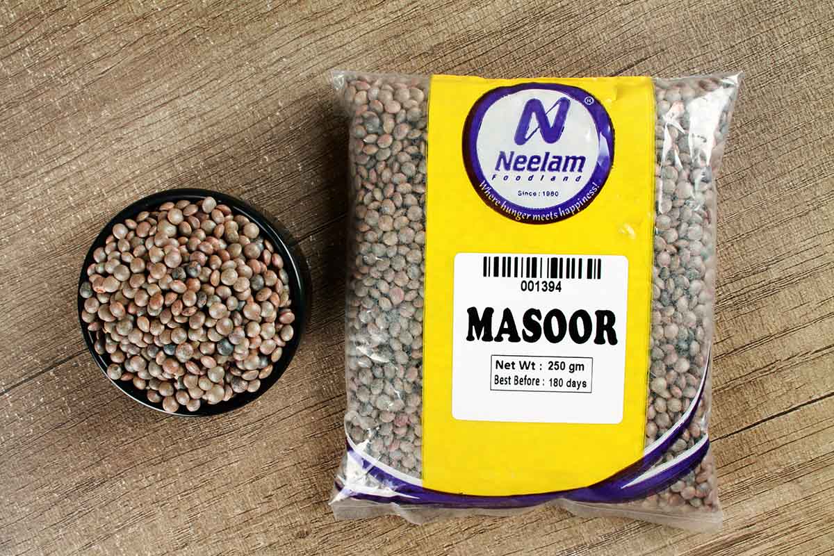 WHOLE/SABUT MASOOR 250 GM