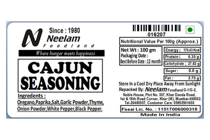 Cajun Spice Seasoning 100 Gm