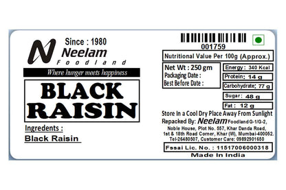 Black Raisin 250 Gm