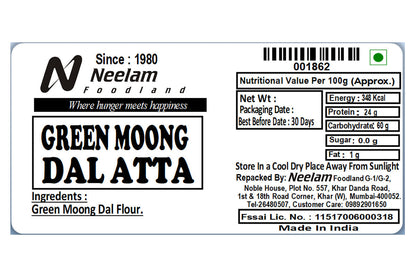 Green Gram Flour/Moong Dal Atta 500 Gm