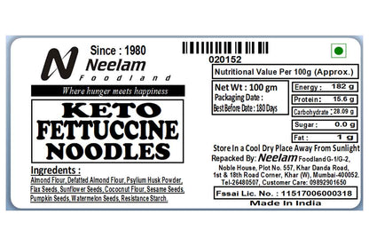 Keto Fettuccine Noodles 100 Gm