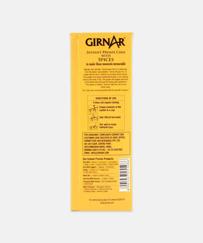 Girnar Instant Premix Tea Masala Chai 140 Gm 10 Sachets