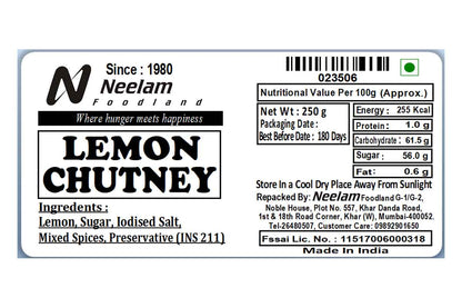 Lemon Chutney 250 Gm