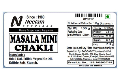 Masala Chakli Mini 100 Gm