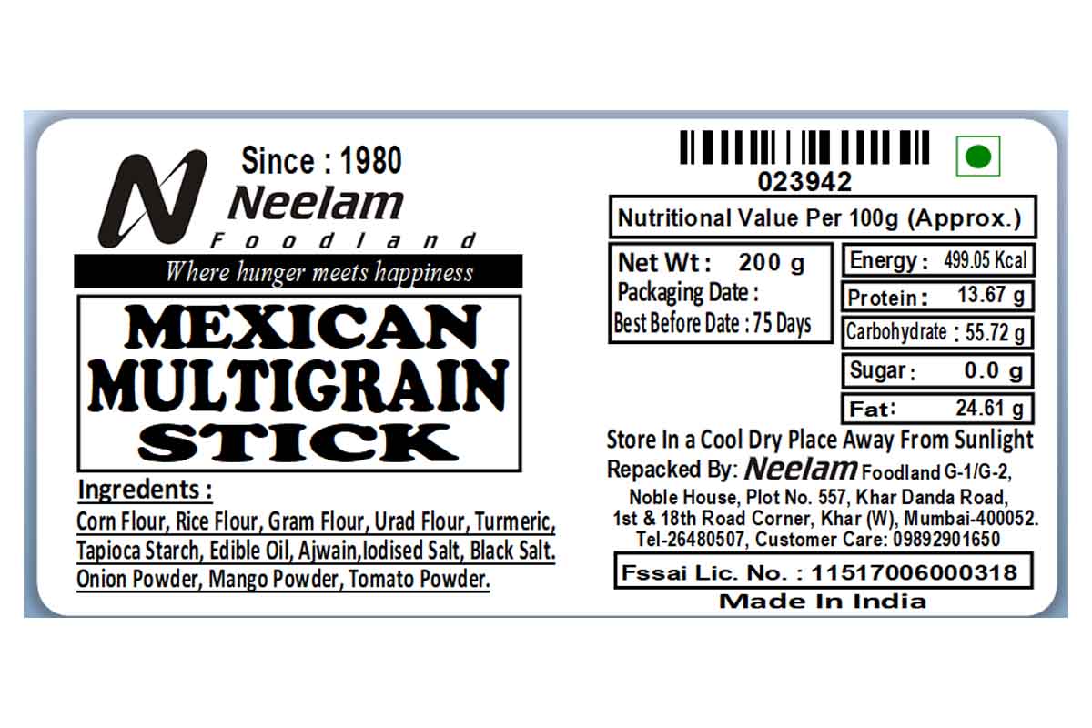 Mexican Multigrain Stick 200 Gm
