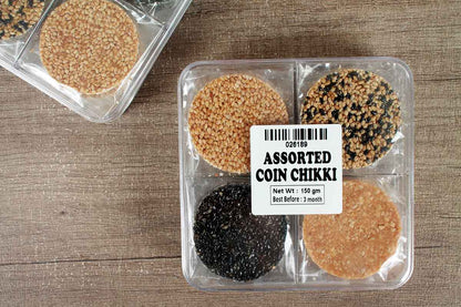 Assorted Coin Chikki 150 Gm