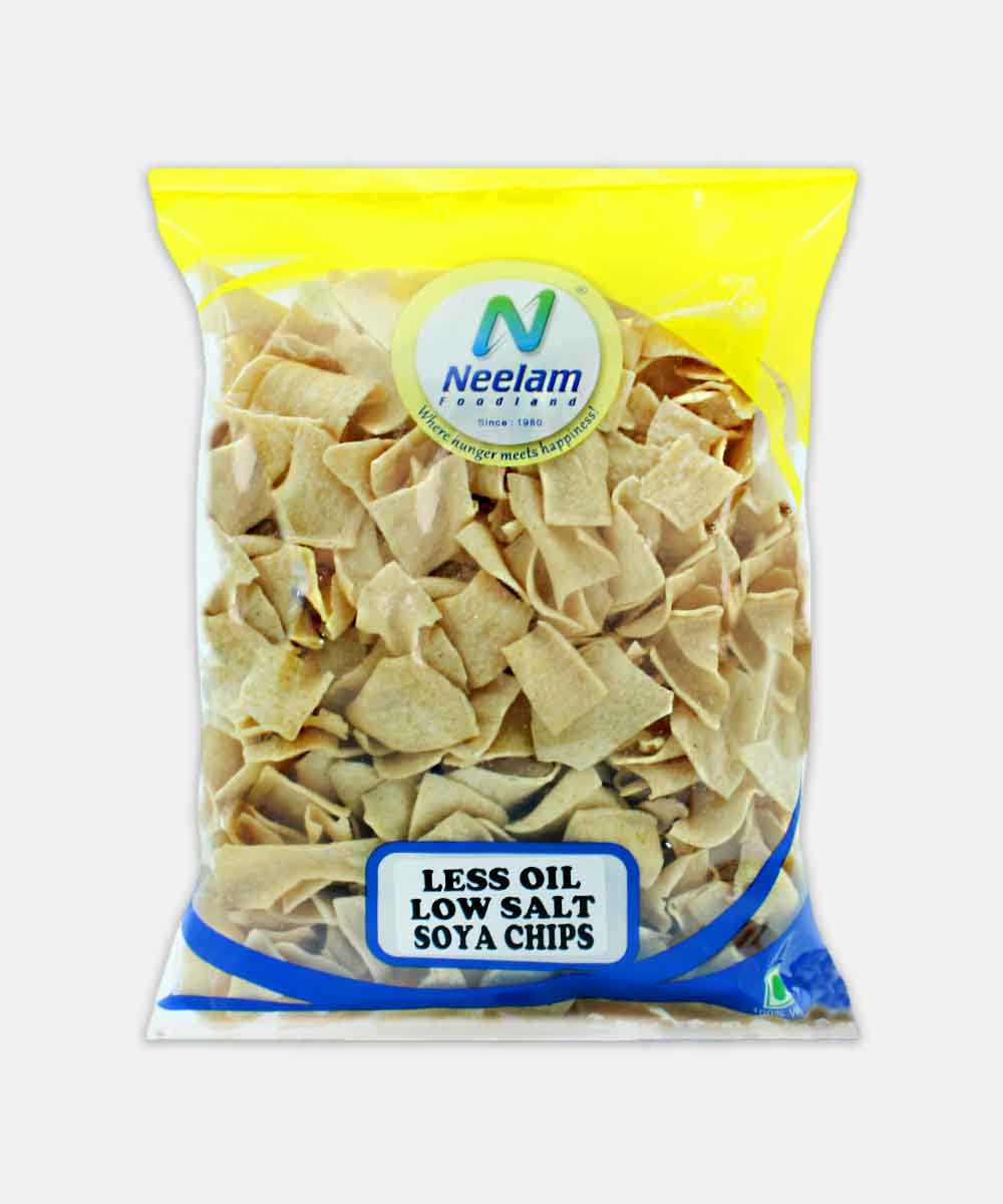 Less Oil Low Salt Soya Chips 200 Gm