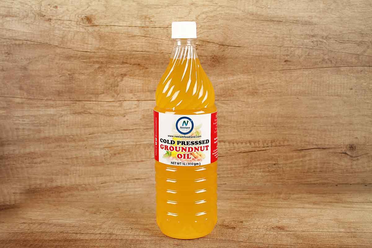 COLD PRESSED GROUNDNUT OIL 1 LTR