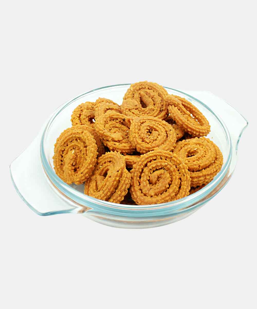 Less Oil Chakli Made In Rice Chana 200 Gm