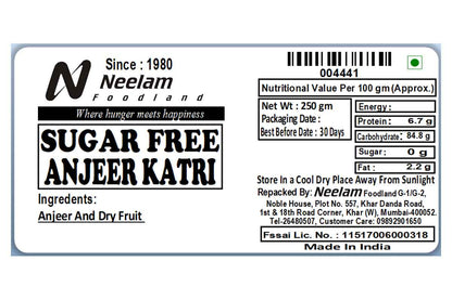 Anjeer Katri No Added Sugar Sweet 250 Gm