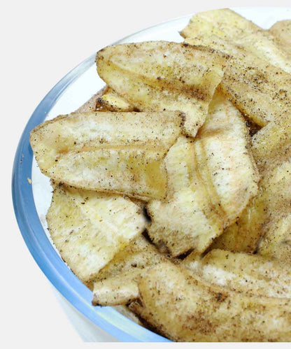 Salt Free Banana Chips Black Pepper 200 Gm