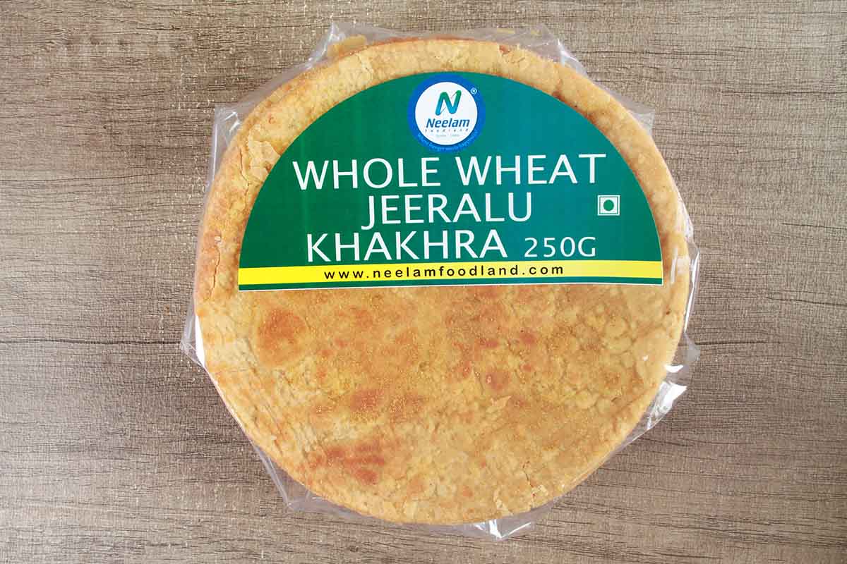 WHOLE WHEAT JEERALU KHAKHRA 250 GM