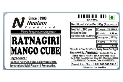 Aam Papad Mango Cubes 200 Gm