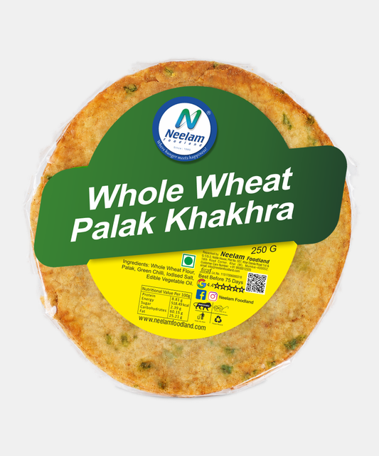 Whole Wheat Palak Khakhra 250 Gm