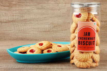 JAM CASHEWNUT BISCUITS 200 GM