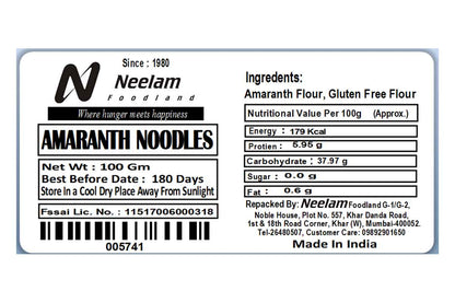 Amaranth Noodles 100 Gm