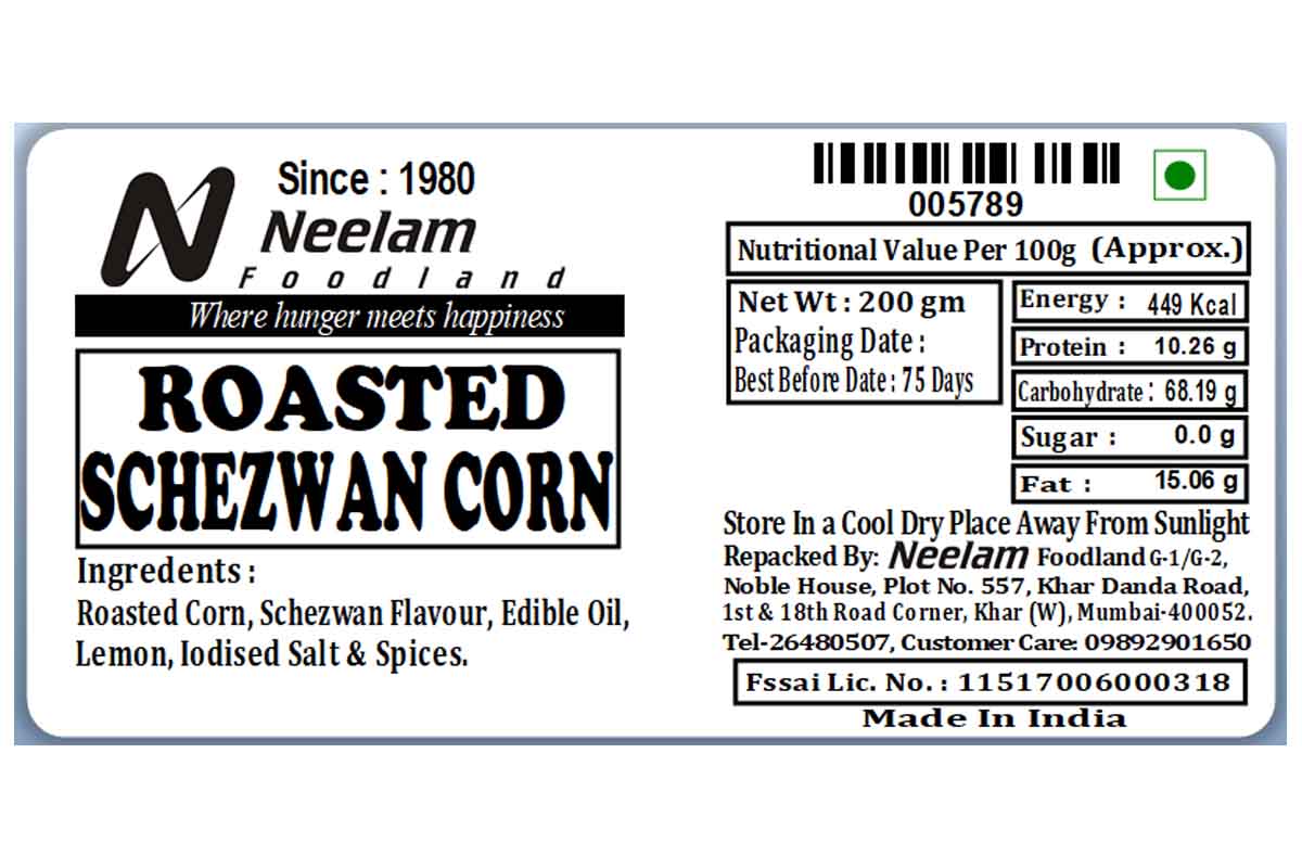 Roasted Corn Schezwan 200 Gm