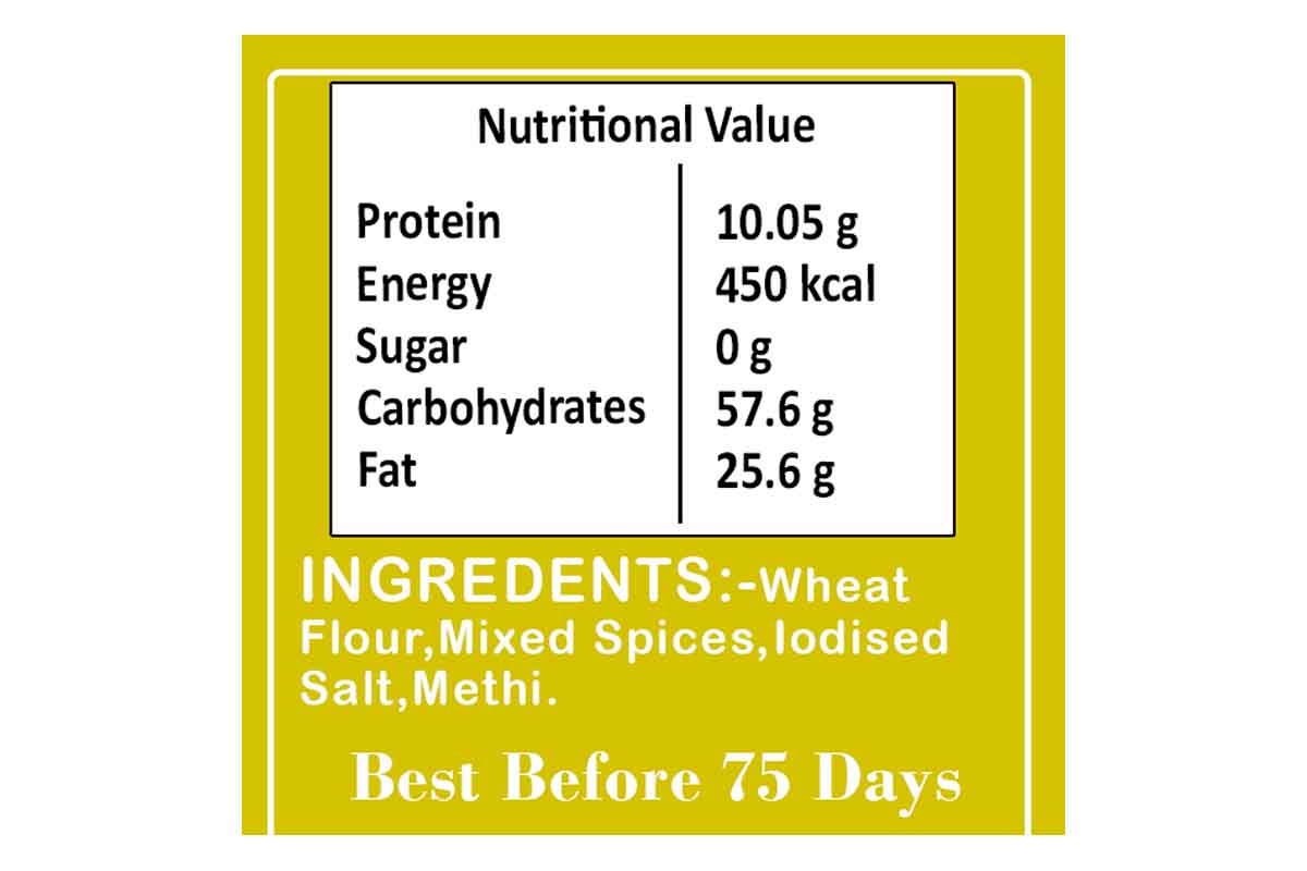 WHOLE WHEAT METHI MASALA KHAKHRA MOBILE 200 GM