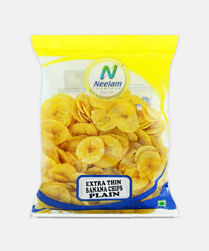 Extra Thin Banana Chips Saletd 200 Gm