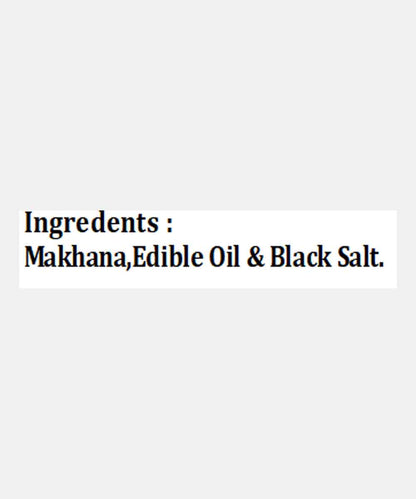 Roasted Makhana Black Salt 70 Gm