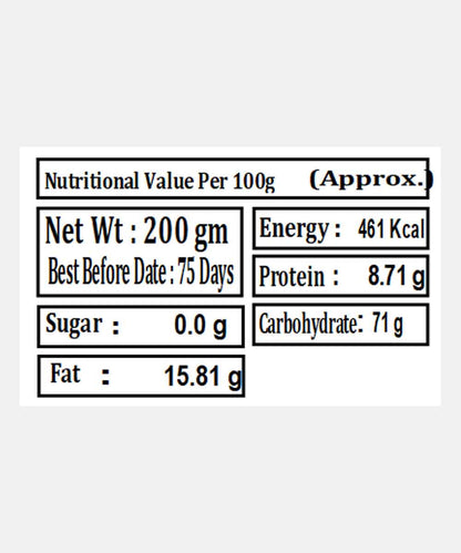 Roasted Makhana Black Salt 70 Gm