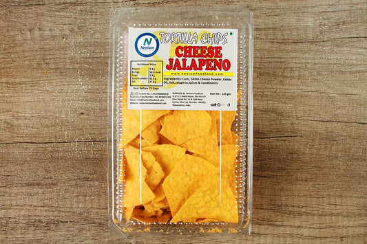 TORTILLA CHIPS CHEESE JALAPENO 120 GM