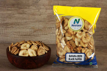 BANANA CHIPS BLACK PEPPER 200 GM