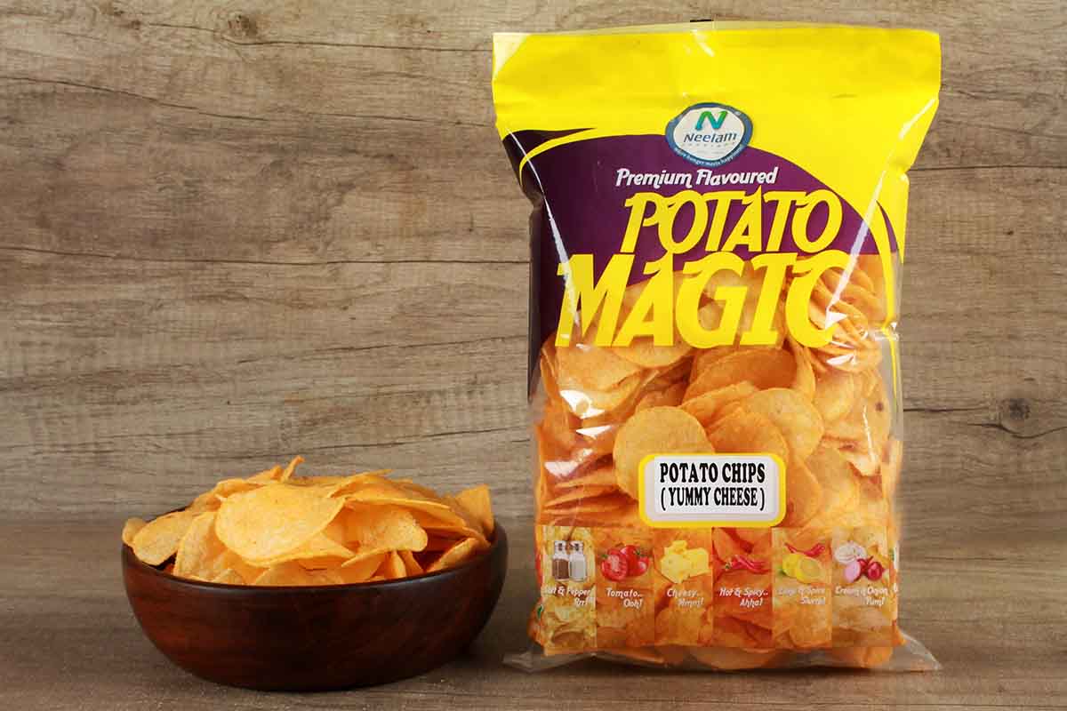 POTATO CHIPS YUMMY CHEESE 200 GM