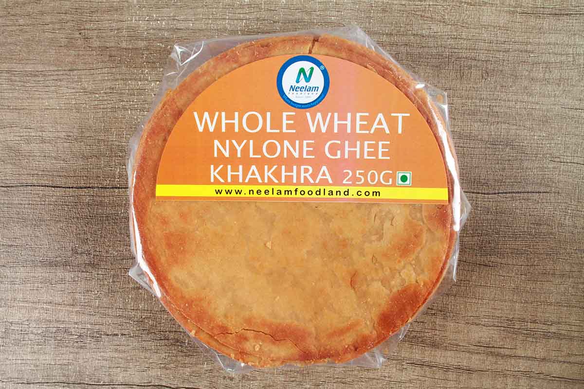 WHOLE WHEAT NYLONE GHEE KHAKHRA 250 GM