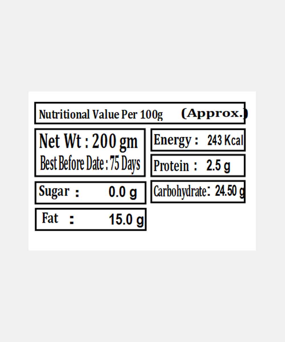 Raw Pani Puri Ready To Fry 250 Gm