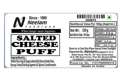 Salted Cheese Puff 150 Gm