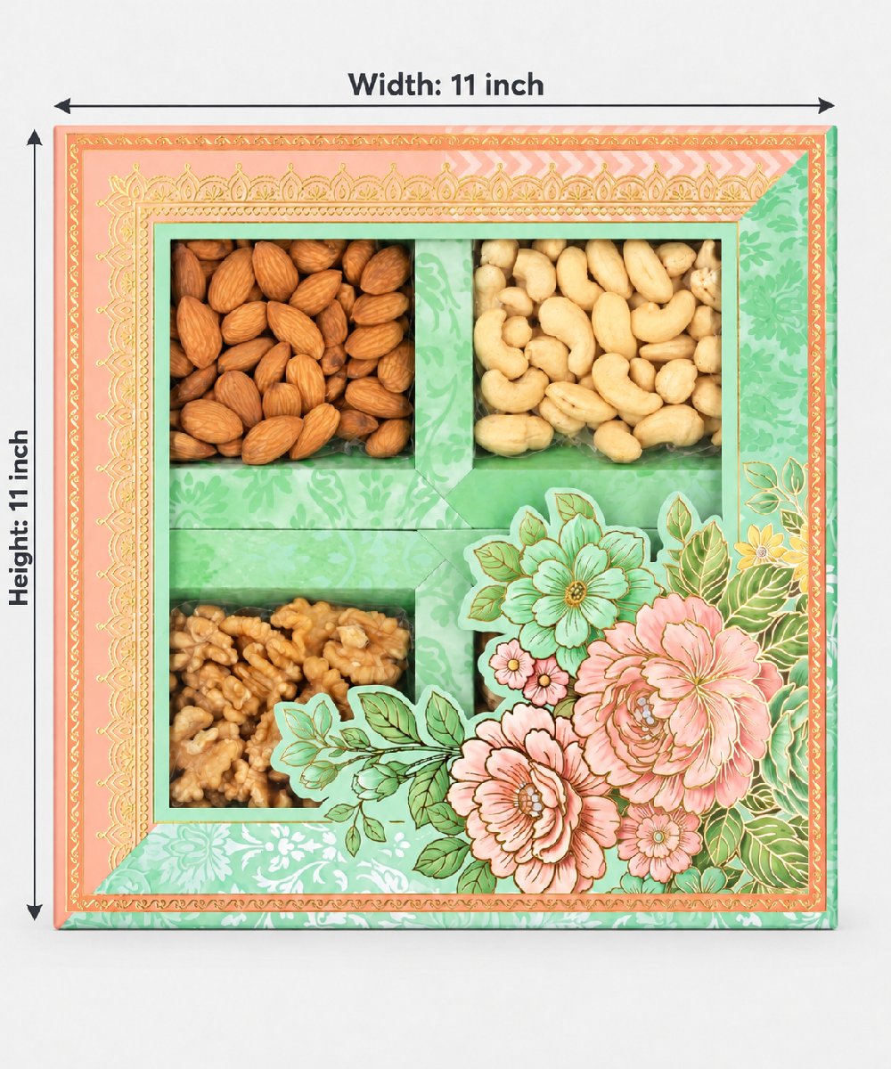 4 P Floral Dual Tone Box 375 Gm