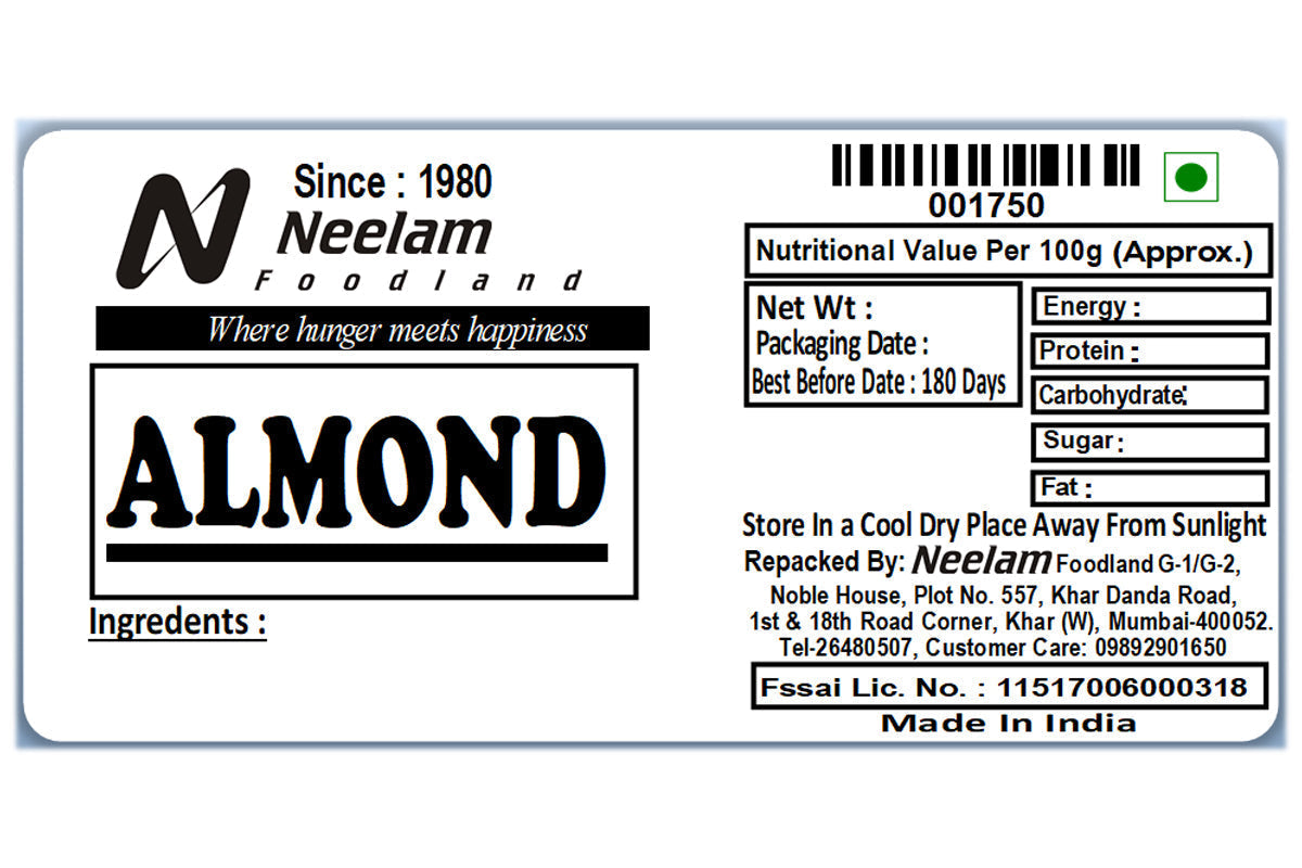 Almond Badam 250 Gm