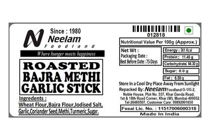 Roasted Bajra Methi Garlic Stick 200 Gm