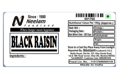 Black Raisin 500 Gm