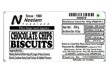 Chocolate Chips Biscuits 200 Gm