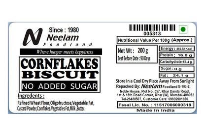 Corn Flakes Sugar Free Biscuits 200 Gm
