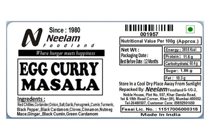 Egg Curry Masala 100 Gm
