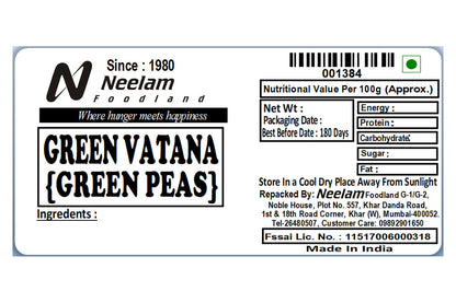 Green Peas/Hara Vatane 250 Gm